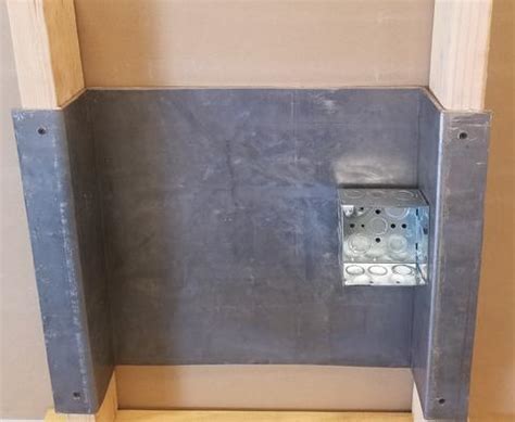 how to wrap electrical boxes with lead|lead lined shielded wall panels.